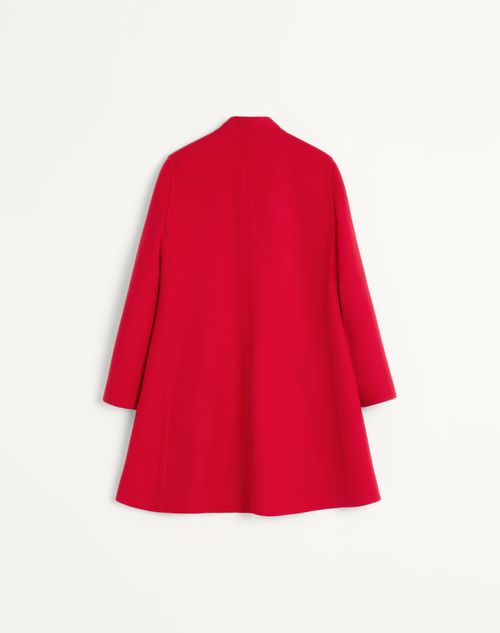 Valentino - Compact Drap Coat - Paris - Woman - Coats And Outerwear